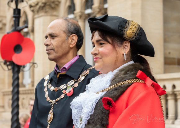 Mayor of Northampton, Cllr Rufia Ashraf and her Consort