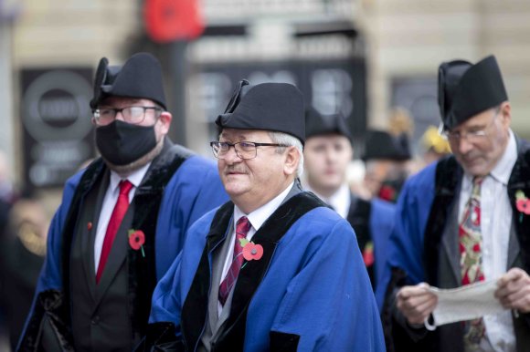 Local Councillors attending Northampton Town Councils Remembrance Day Commemorations