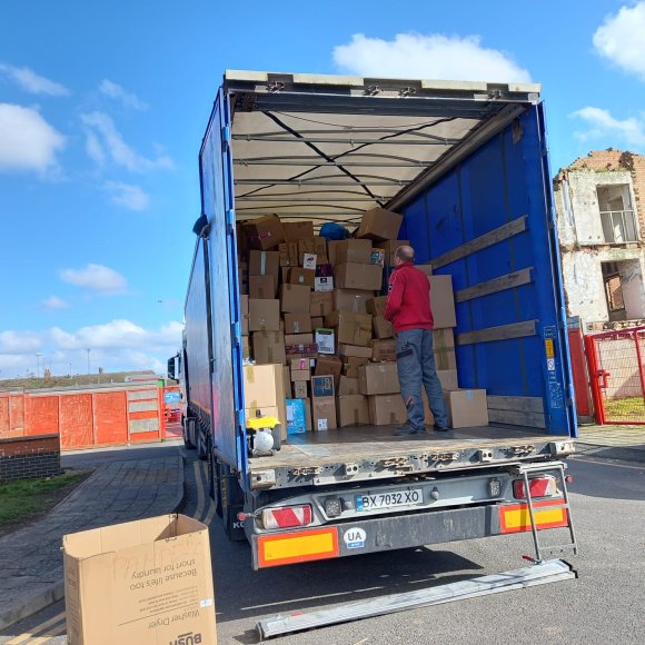 A Lorry of Your Donations