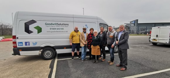 Goodwill Solutions partners of the Northampton Supports Ukriane intiative