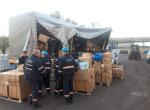 Image: More donations to be sorted for distribution to refugees in Poland and those still in Ukraine