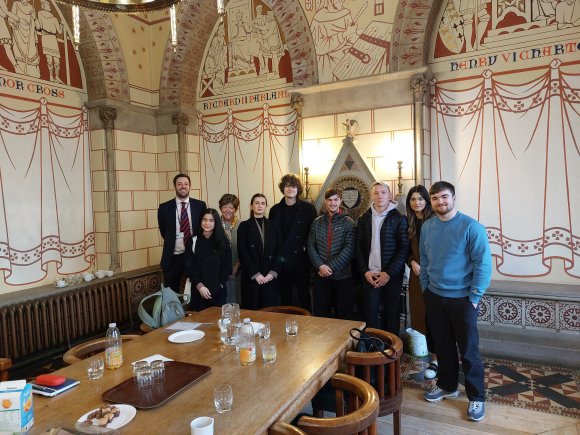 De Montfort University Students Visit The Guildhall